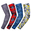 Manches de couverture de bras en soie glac&eacute;e de refroidissement de camouflage de protection UV unisexe 