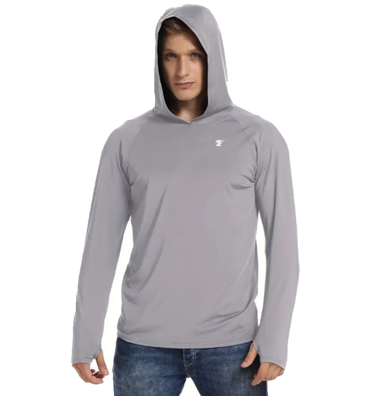 Stretch sportshirt met lange mouwen voor heren 