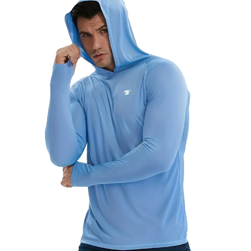 Stretch sportshirt met lange mouwen voor heren 
