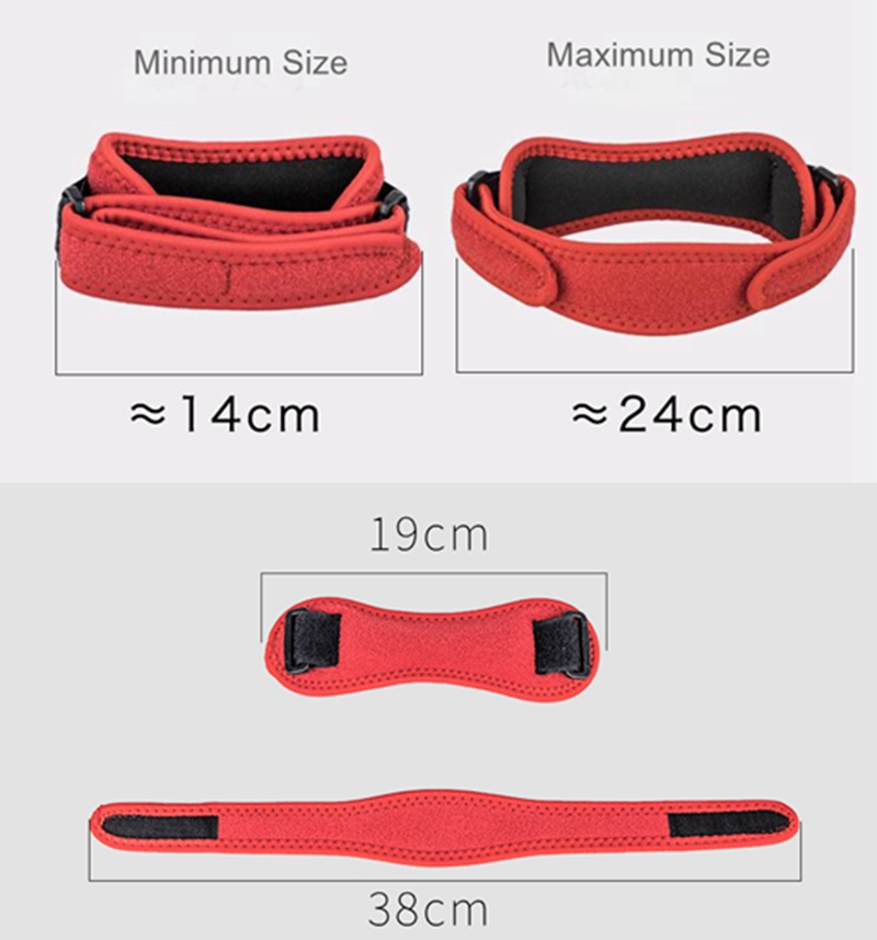 Ginocchiere per dolore al ginocchio, cinghia di supporto per ginocchio rotuleo, fascia stabilizzatrice tendine rotuleo regolabile per ginocchio di saltatori, tendinite, basket, corsa, escursionismo,
